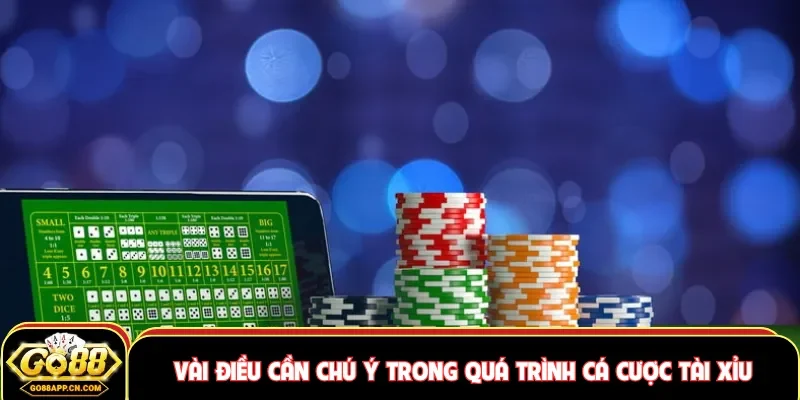 Vài điều cần chú ý trong quá trình cá cược tài xỉu